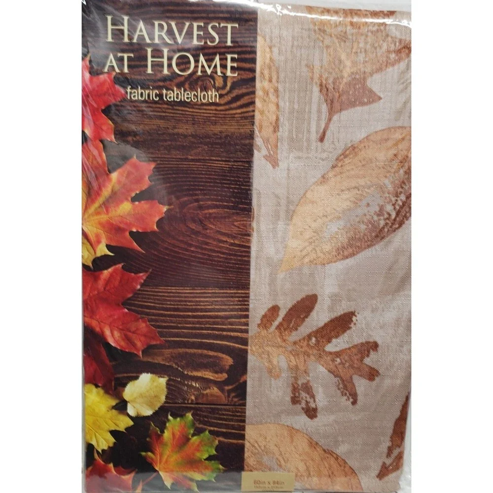 Printed Fabric Tablecloth, 60